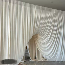 婚礼拱形门;纱幔/帷幔;场地布置道具