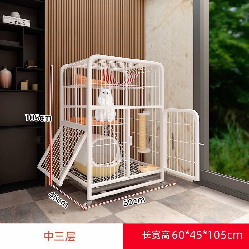 Jaula de gato doméstica interior de dos pisos gato villa no ocupa tierra mascota casa de gatos casa de gatos pequeña casa de gatos casa de gatos