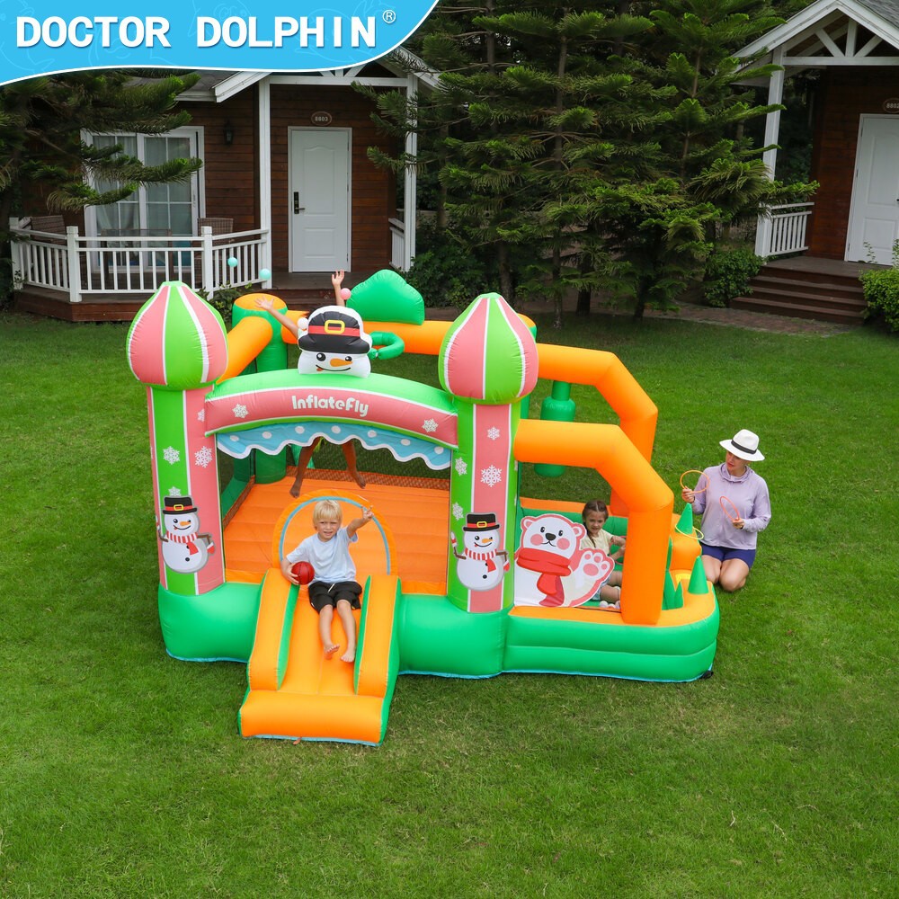 Fábrica directa castillo infláble infantil trampolín infláble doméstico combinación deslizante parque de atracciones al aire libre pequeño castillo infláble