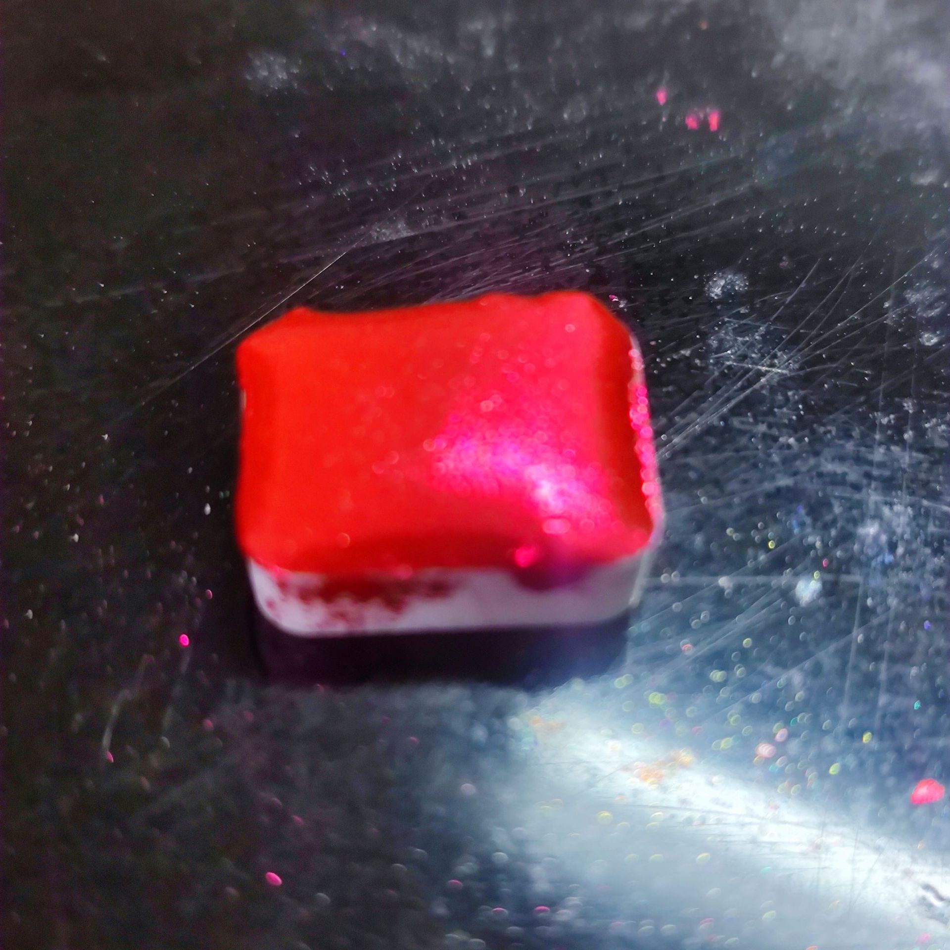 热销新品耐溶剂DIY handmade大红金属水彩珠光粉 1g