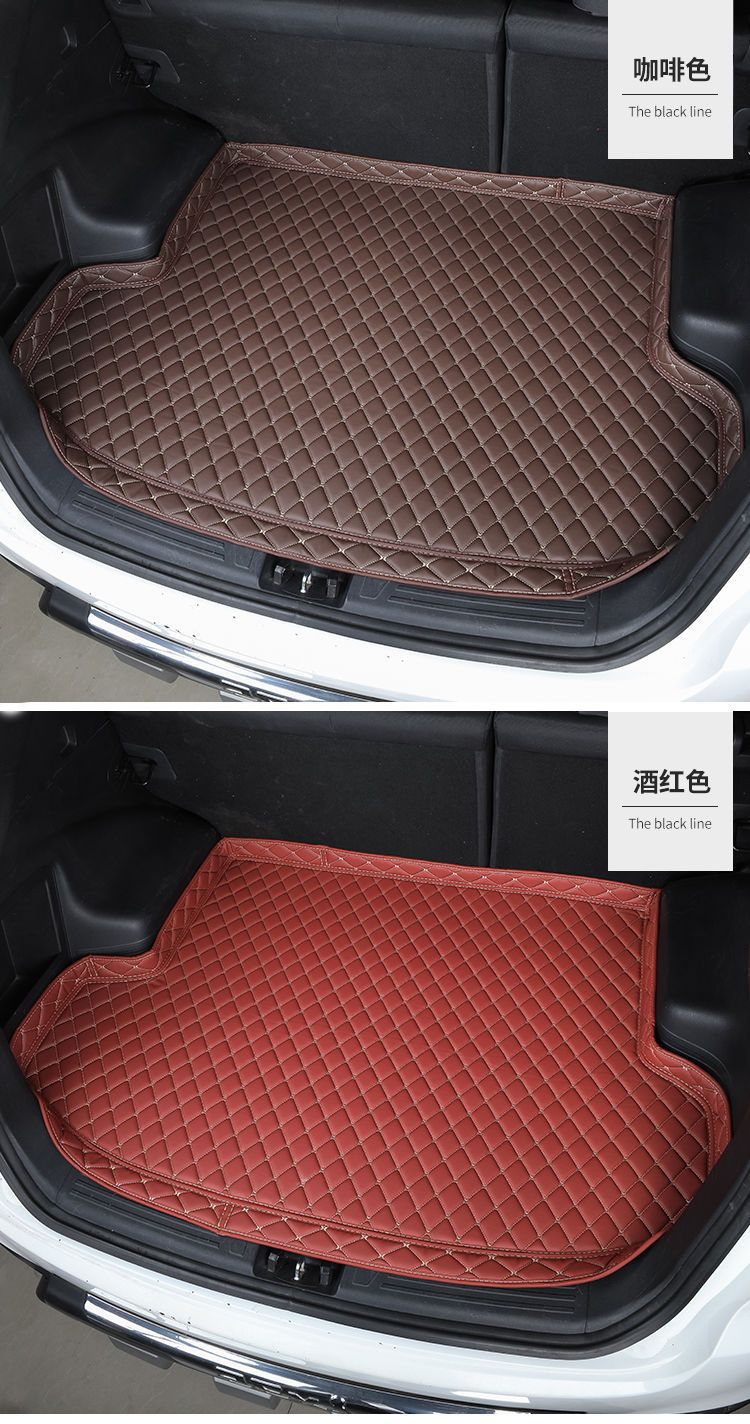 Suitable for 14-19 years old Peugeot 2008 car trunk mat tail box mat interior decoration modification accessories