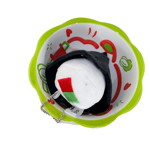 Caviar Sushi Keychain Couple School Bag Simple and Exquisite Pendant Creative Birthday Gift for Men and Women GJ149