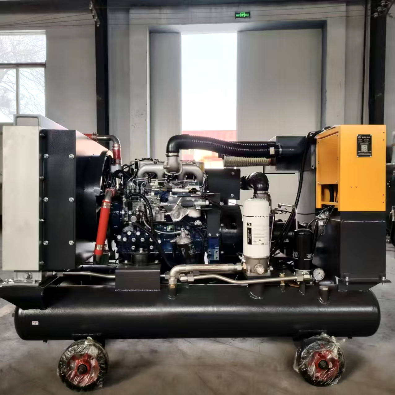 Electric Mobile Screw Air Compressor, Diesel Compressor, Screw Diesel Compressor, Sandblasting Screw Compressor