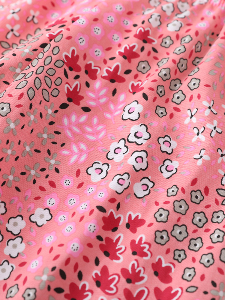Malwee transfronterizo ropa doméstica de niñas primavera y otoño nuevo estilo europeo y americano para niños de media edad cuello redondo manga larga adorable conjunto de niñas