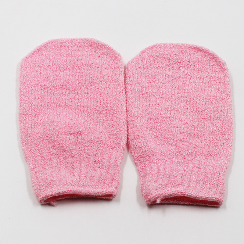 Guantes de toallas de limpieza de cinco dedos para adultos, toallas de baño, artefactos de baño de espalda, toallas de baño de espalda, guantes de espesación de barro frotados