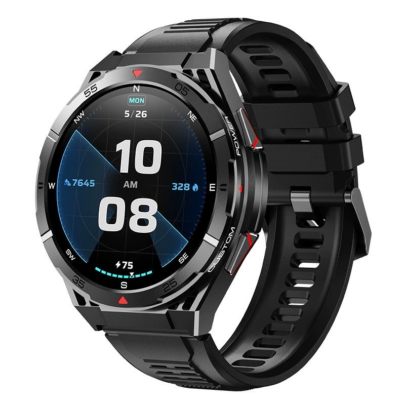 Умные часы X2B, 1,43" AMOLED, двухчастотный GPS, Bluetooth‑звонки, водозащита 30 м