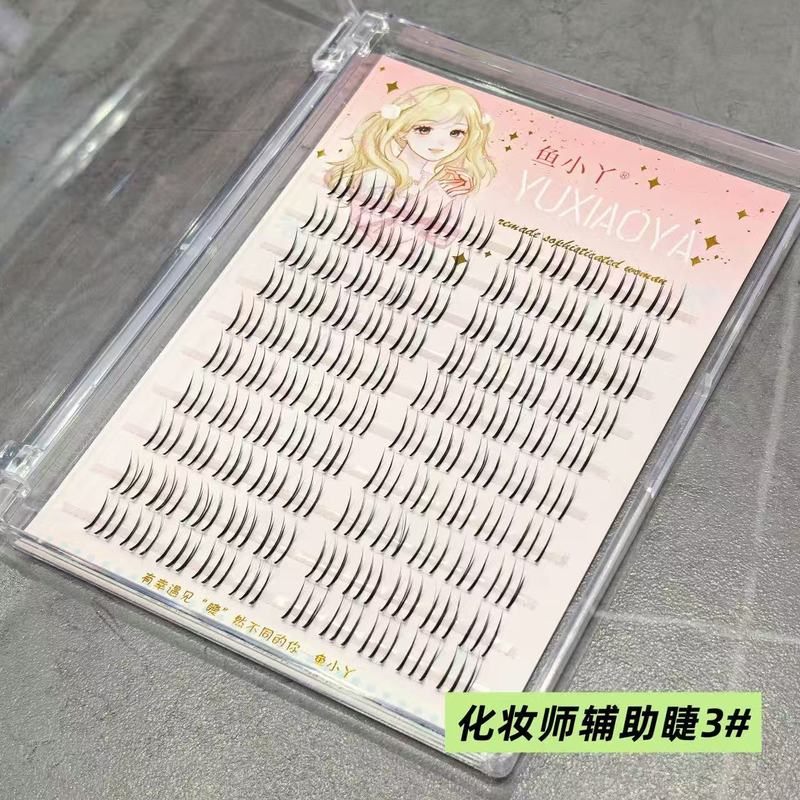 Yuxiaoya 10 行つけまつげ家族ポートレートひまわり純粋な欲望猫の爪キツネスタイル怠惰な女性の自然まつげ卸売|undefined