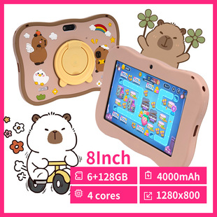 Cross-Border Hot-Selling Android 6+128Gb 8inch Kidsren's Tablet Pre-Installed with Aiwa Youtube Google