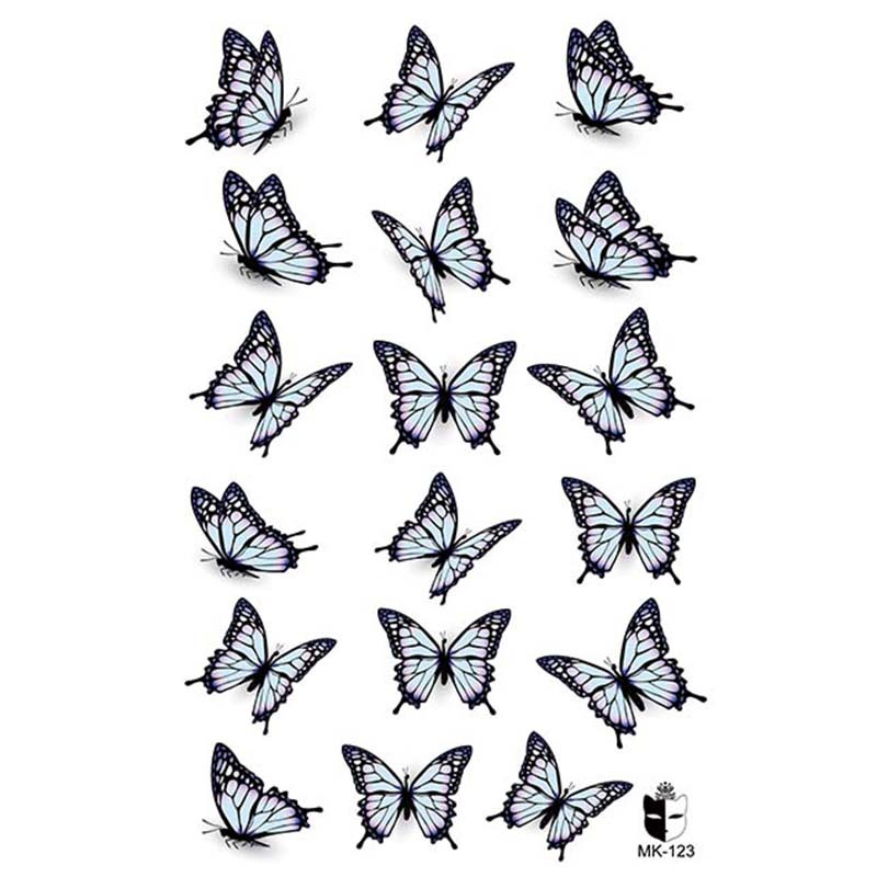 Animal blanco y negro desechable pegatinas de tatuaje belleza pegatinas de tatuaje moda estética patrón de personalidad dama pegatinas de tatuaje