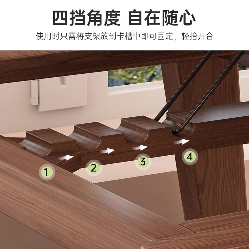 Kang Jiquan balcón de madera volante mesas plegables mesas de té mesas de computadora mesas de estudio mesas de tatami mesas bajas