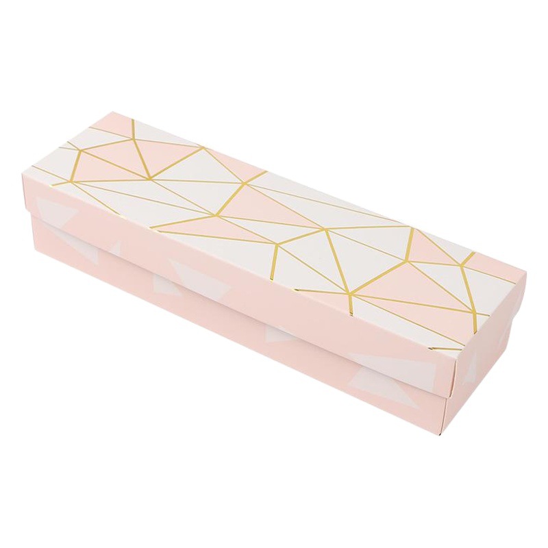 Cielo cubierta tira 4 tabletas 50g pastel de Luna caja de embalaje copo de nieve caja crujiente macaron galleta hornear punto occidental cartón