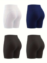 N 29291 Cloud High Waist Yoga Shorts �٤�̿� �羳��Ӧ