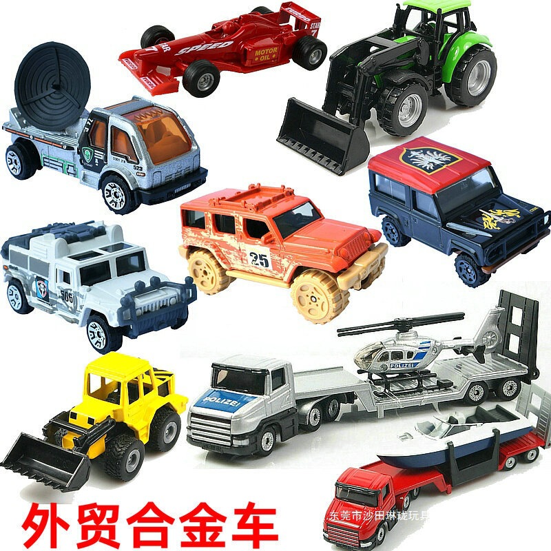 Simulation Alloy Car Model Toy Small Car Truck Pickup Off-Road Jeep Thickened Alloy Pocket Car