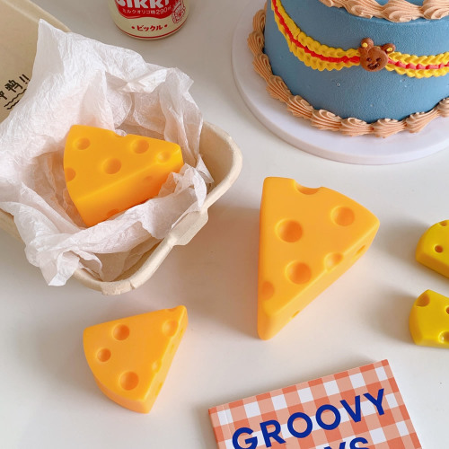 ins cute cartoon cheese cheese creative night light student gift birthday gift ornament luminous toy cute