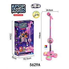 跨境猎魔女团麦克风电子琴男孩女孩超炫话筒播放歌曲儿童玩具批发