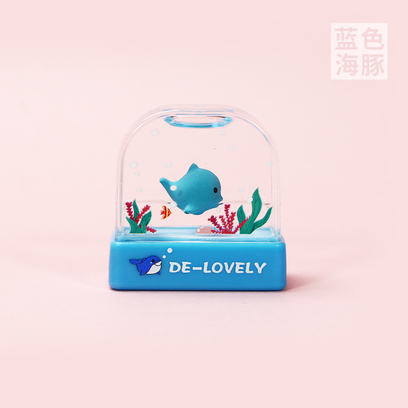 Delfín azul cristal