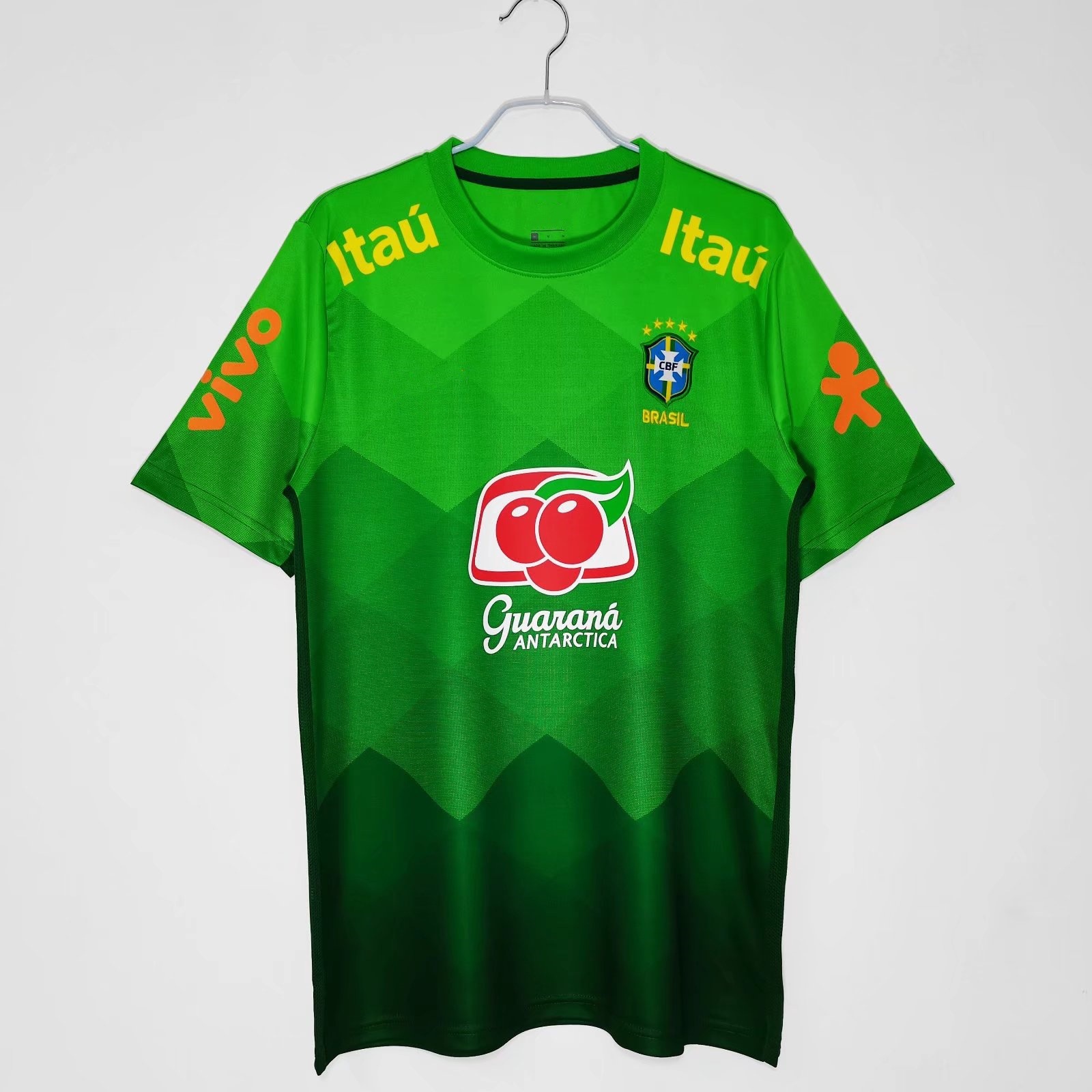 Pakaian Latihan Hijau Brasil 2020 / S