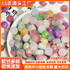 卸売り古法樹脂金大腸散珠チベット式斜切珠祐福文はアクセサリージュエリー盤を遊んで部品を遊びます。