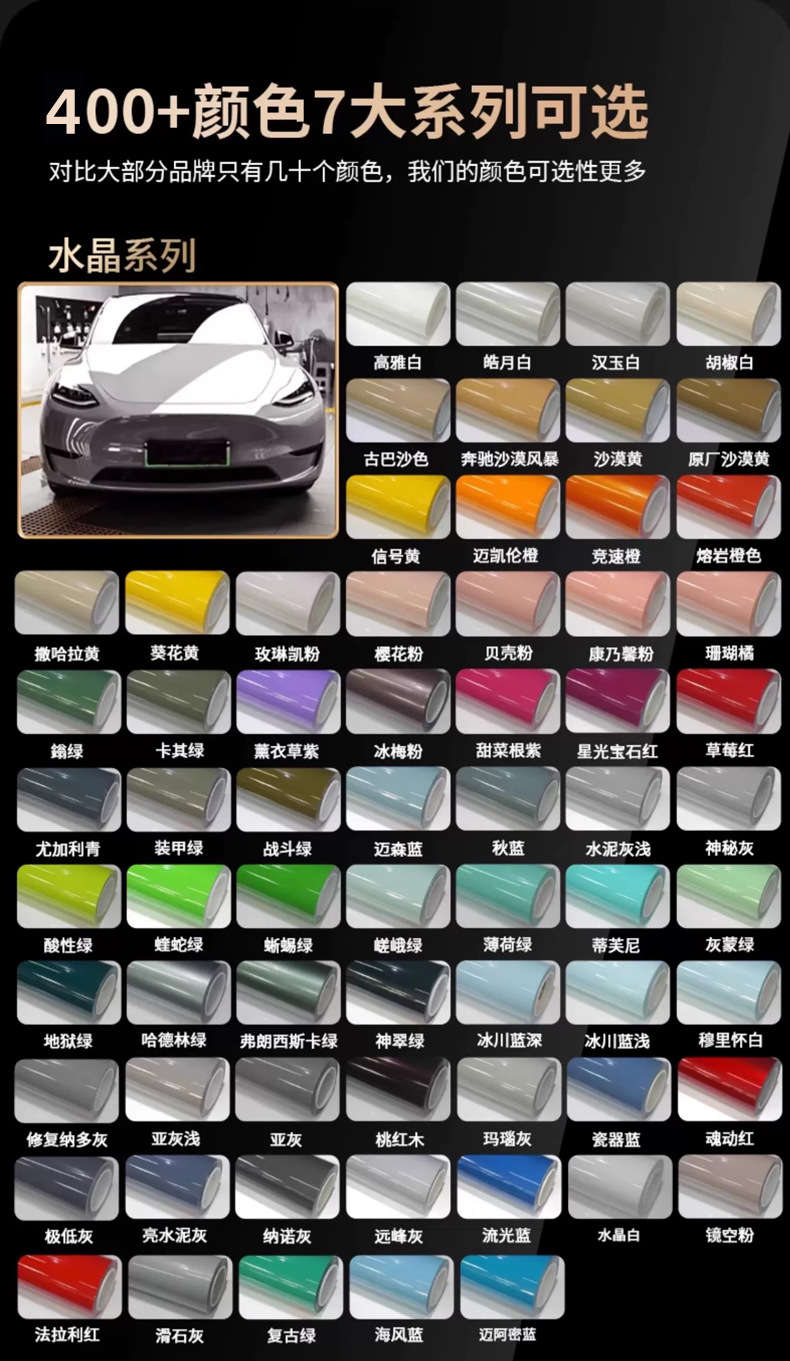 Imported Shell Powder from the Source Factory, Car Wrap Self-Healing Ppf Color-Changing Car Film, Tpu Film in Full Roll
