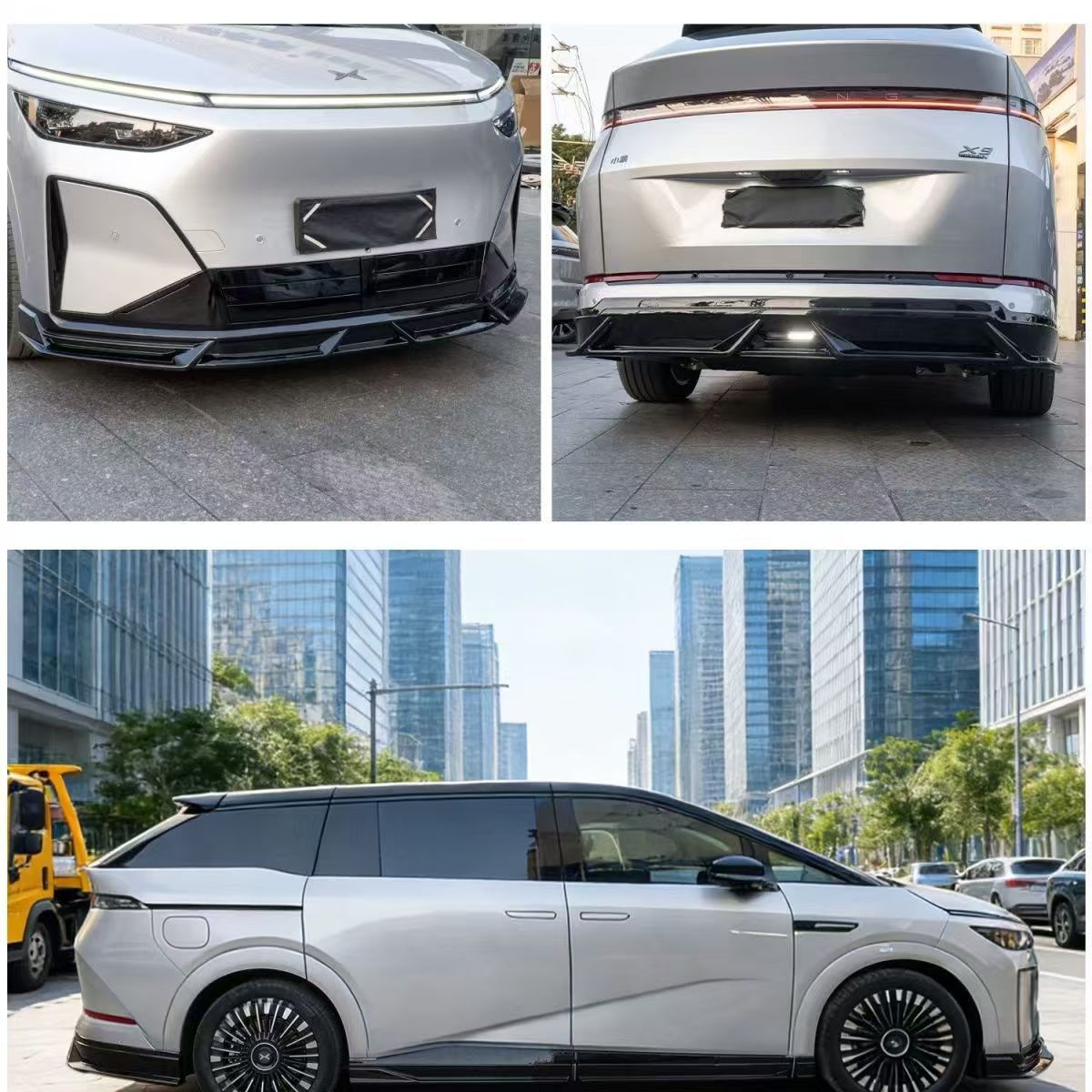 23-26 Xiaopeng X9 Body Kit Modification, Abs Material, Paint Process, No Drilling Required, Various Sporty Styles
