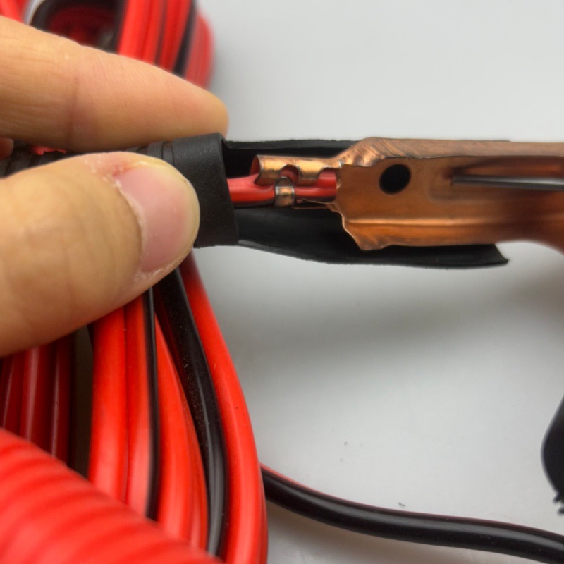 Car Cigarette Lighter Adapter Female Socket Battery Alligator Clip Cigarette Lighter 12-24V Car Power Cable Battery Connection Cable