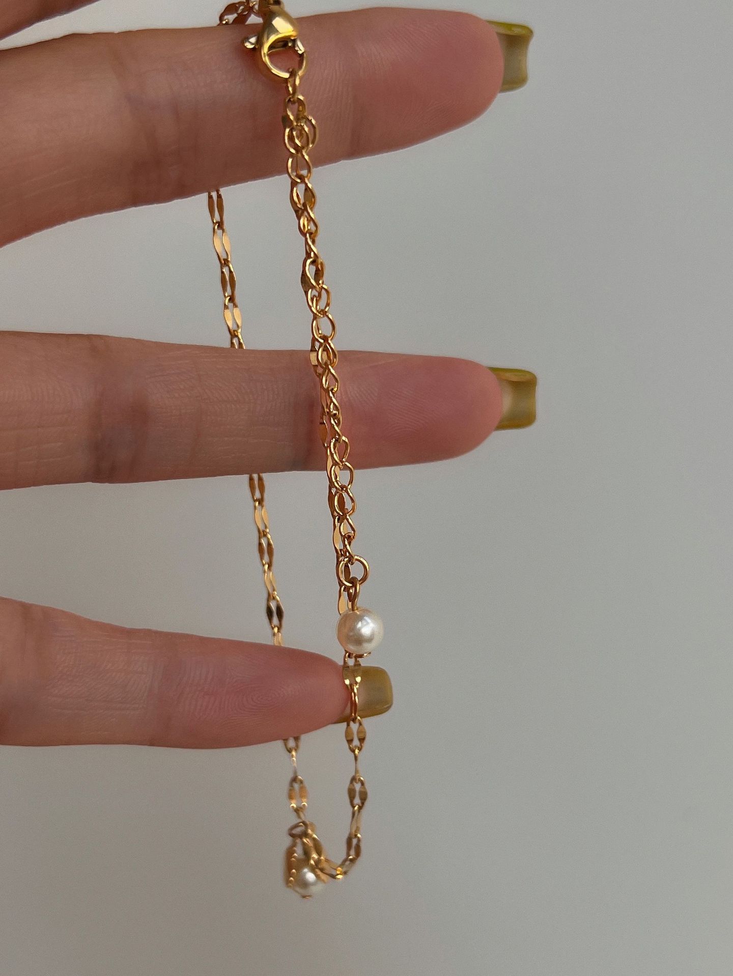 6g Weight Anklet Classification 1 Piece Quantity Holiday, Daily Occasion 304 Stainless Steel Material Geometric Pattern Women's Gender Simple Style, Classic Style Style Wholesale Jewelry Simple Style Classic Style Geometric 304 Stainless Steel Anklet 4