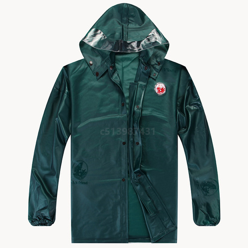 Dayuchang brand PVC sea tape pearlescent beef tendon suit raincoat and rain pants split outdoor thickened and enlarged