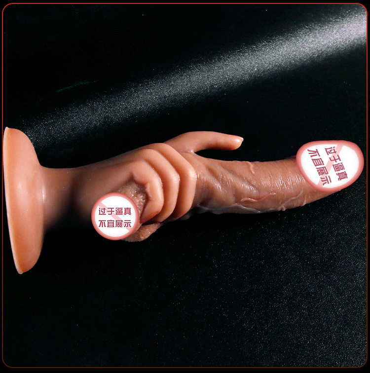 Jiuai Realistic Soft Silicone Dildo, Flesh-Tone Suction-Friendly Adult Toy — detail image 18