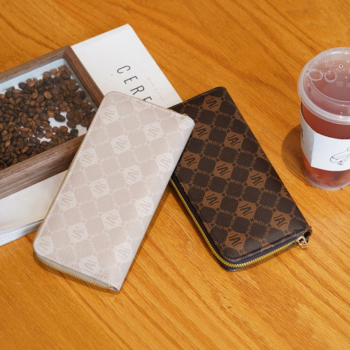 Manufacturer women's long 2024 new fashion soft pickup bag wallet women's clutch bag pocket women one piece drop shipping