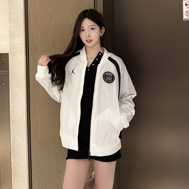 New Classic AJ Printed Sports Casual Jacket Baseball Jacket Outdoor Jacket Windbreaker Coat Qiaojia Dropshipping 4215