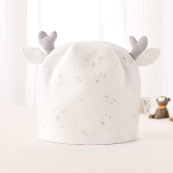 New Korean style baby tire cap double-layer boneless 0-3 months newborn halogen cap autumn and winter New tire cap