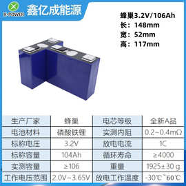 蜂巢磷酸铁锂电动车电池48伏锂电池电动车用72V新能源铅改锂电池