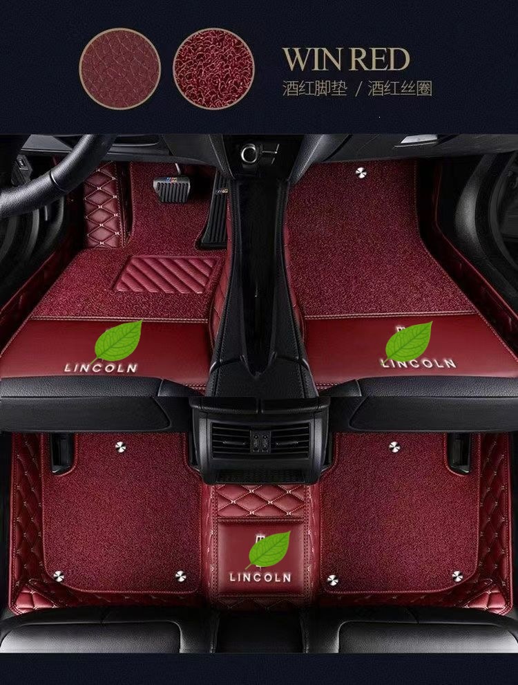 Suitable for Lincoln MKC, Lincoln MKZ, Navigator, Aviator, Navigator, and Adventurer full-coverage car floor mats
