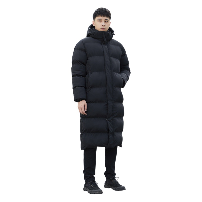 Winter Large Size Long Knee-length Cotton Coat Art Examination Sports Institute Coat Football Player Training Clothes Children's Long Coat Coat