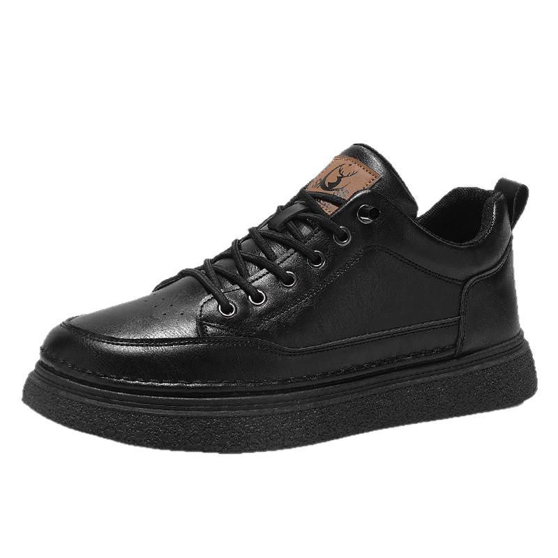 Zapatos coreanos de skate para hombres, zapatos de moda para jóvenes, elásticos, zapatos de conducción planos, zapatos deportivos casuales para hombres.