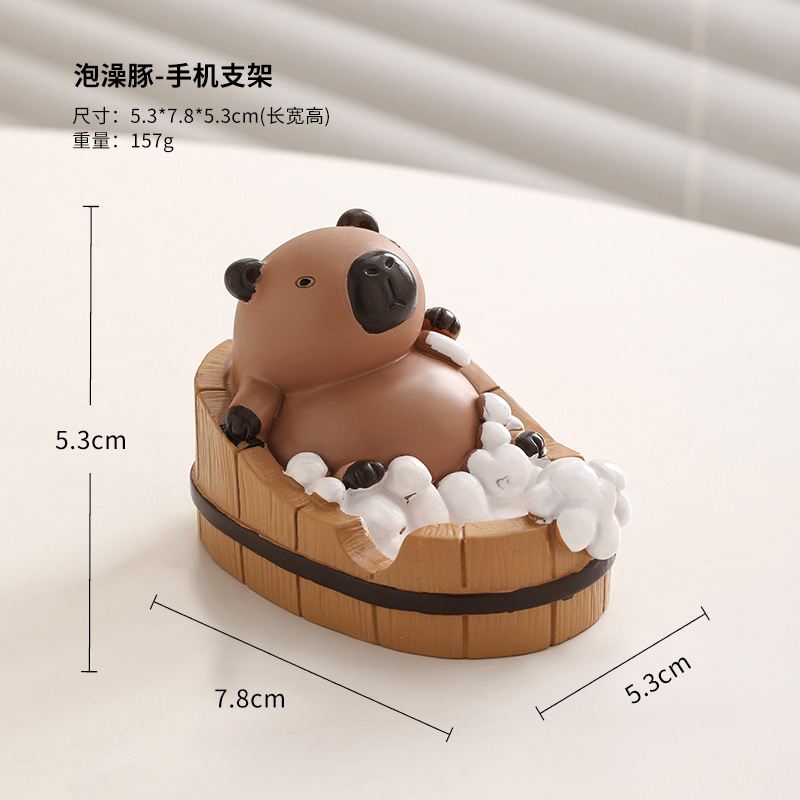 Soporte para teléfono móvil rana linda estación de oficina creativa cosas buenas decoraciones de escritorio regalos de cumpleaños niñas