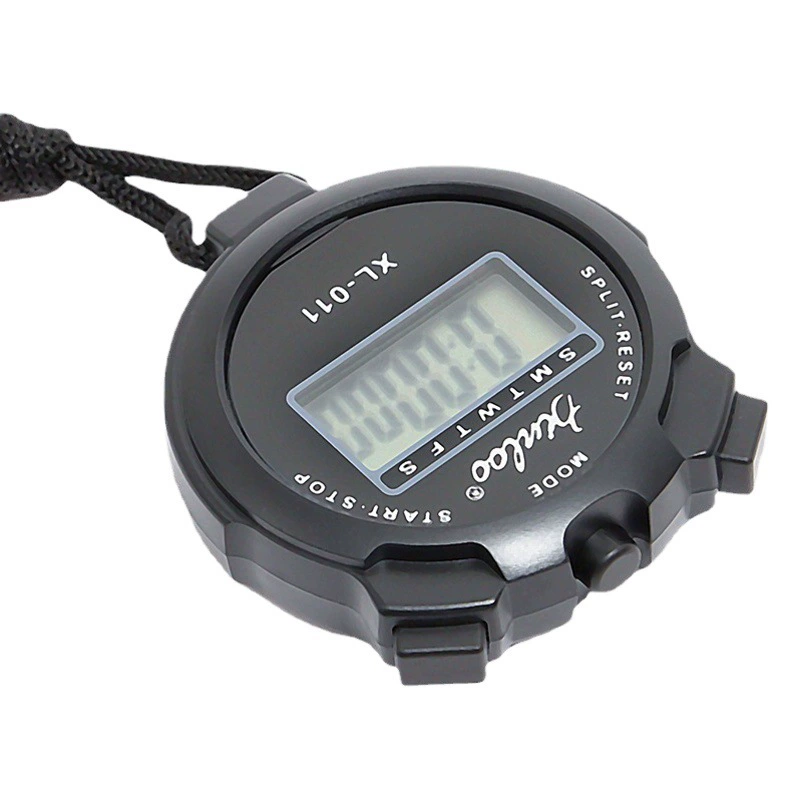Электронный секундомер XL-011 цифровой дисплей секундомер спорт фитнес легкоатлетический таймер электронный стоп