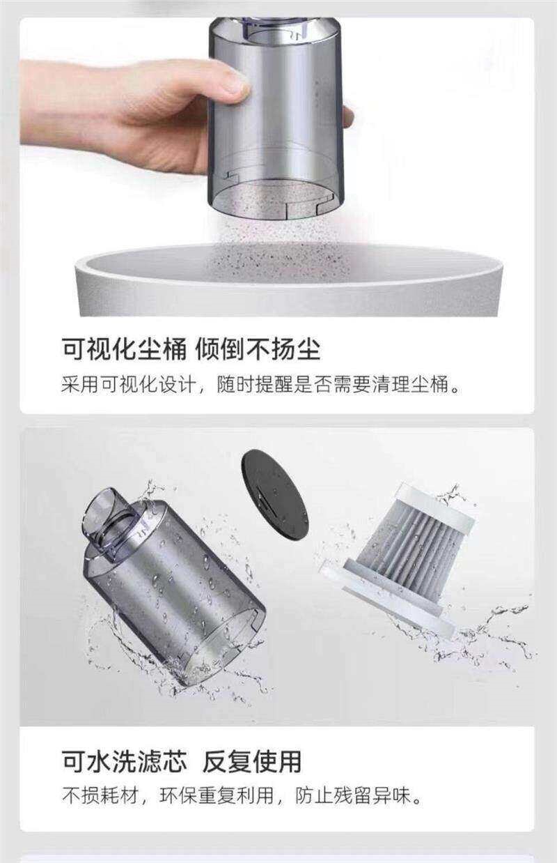 Vacuum Cleaner with Blowing and Suction Functions for Home Use, Desktop Cleaning, Wardrobe Cleaning, Rechargeable Handheld Blower, Car-Mounted Rechargeable Type