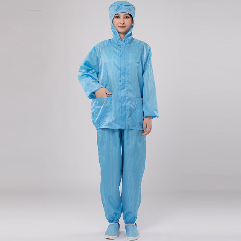 S; 파란색 후드 스플릿 슈트