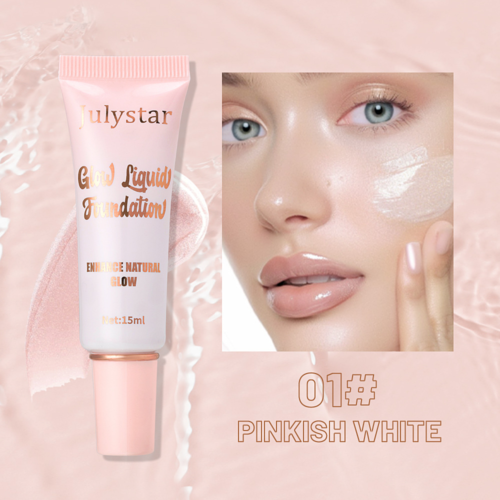 Julystar Facial Concealer Bestseller High-Gloss Pearlescent Foundation, Natural and Long-lasting brightening and moisturizing Foundation wholesale undefined