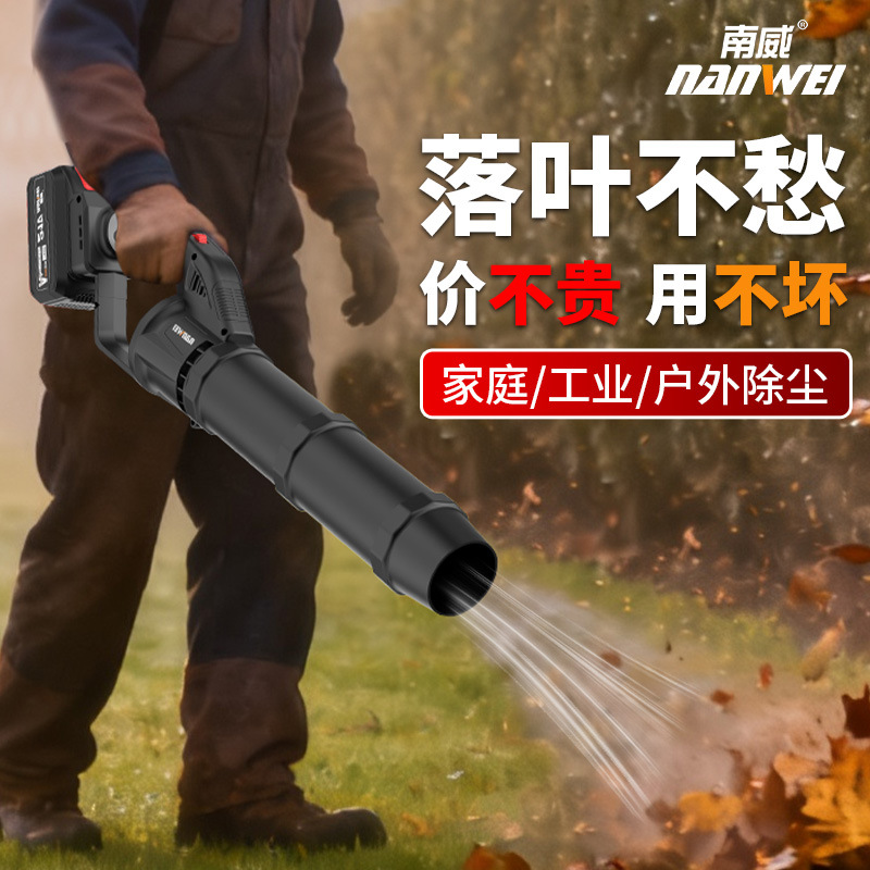 Nanwei Lithium Electric Hair Dryer Rechargeable Blower Storm High Power Industrial Grade Dust Blowing Leaves Blowing Snow