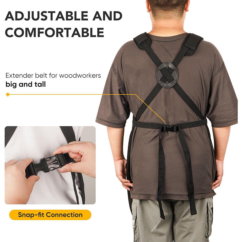 Amazon delantal de lona gruesa entrega envío gratuito industria pesada mecánico electricista carpintería ropa de trabajo delantal fábrica al por mayor