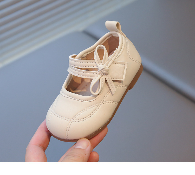 Kinder Prinzessin Lederschuhe Mit Schleife Für Kleine Mädchen_voghion.com
