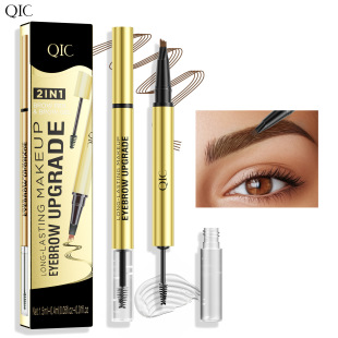 QIC Cross-border Sweat-resistant Four-claw Liquid Eyebrow Pen Natural Three-dimensional Eyebrow Styling Cream Transparent Eyebrow Glue