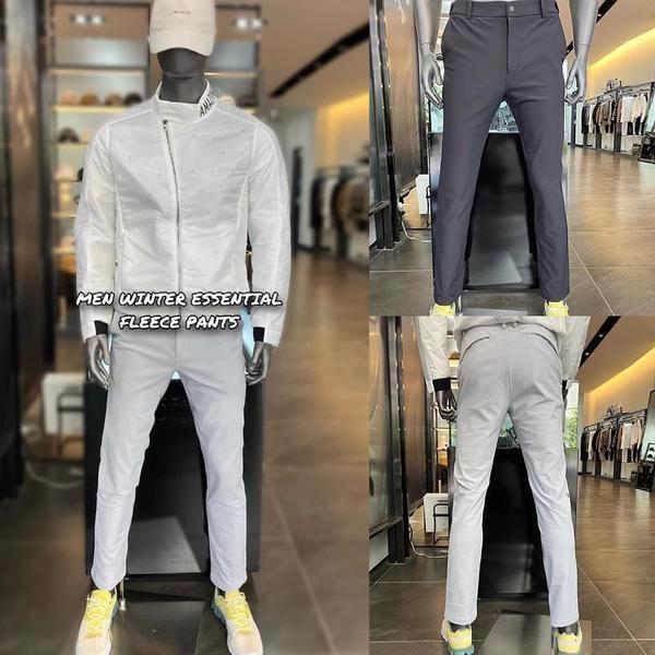 Autumn and Winter New Korean Golf Clothing Men's Pure Color Leggings Outdoor Sports Casual Golf Pants