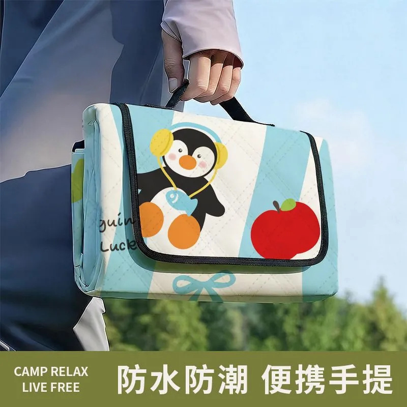 Outdoor Picnic Mat, Thickened Waterproof Camping Picnic Cloth, Tent Moisture-Proof Mat, Spring Outing Cushion, Portable Cross-Border Shipping Outdoor Picnic Mat, Thickened Waterproof Camping Picnic Cloth, Tent Moisture-Proof Mat, Spring Outing Cushion, Portable Cross-Border Shipping