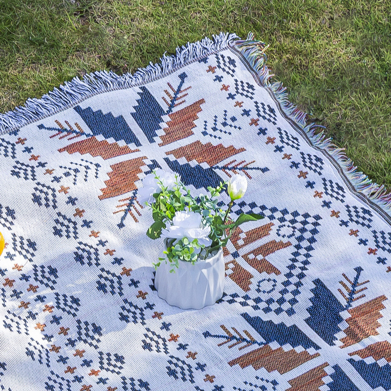 野餐垫防潮垫加厚波西米亚地垫帐篷户外露营毯子野餐垫blanket|undefined