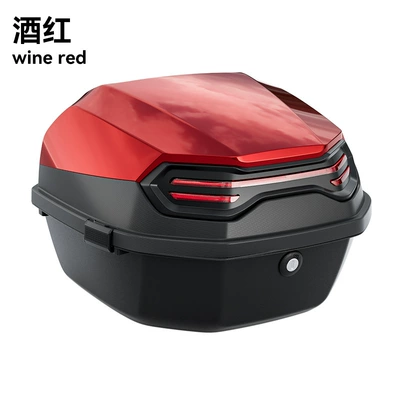 Popular Electric Vehicle Trunk, Universal Motorcycle Safety Supplies - plus-explorer-haomai-red-send-installation-accessories-single-tail-box