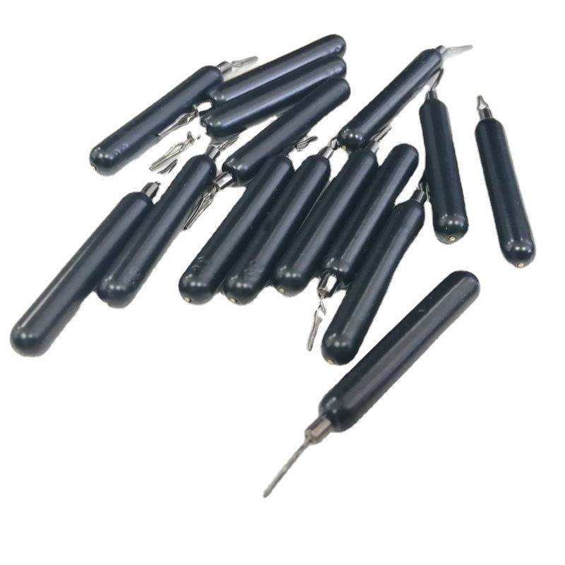 供应自由长条水滴坠钨鱼坠路亚钨钢坠倒吊钨坠高比重鱼坠