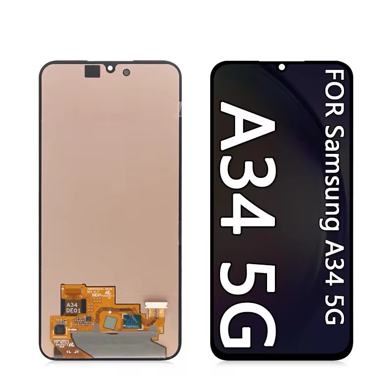 Aplicable a Samsung Galaxy A34 conjunto de pantalla de teléfono móvil A346 / 5g conjunto de pantalla LCD con marco L